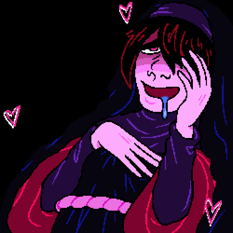 Ayumi and her crushes: Agon and Emerentiana (who she killed)