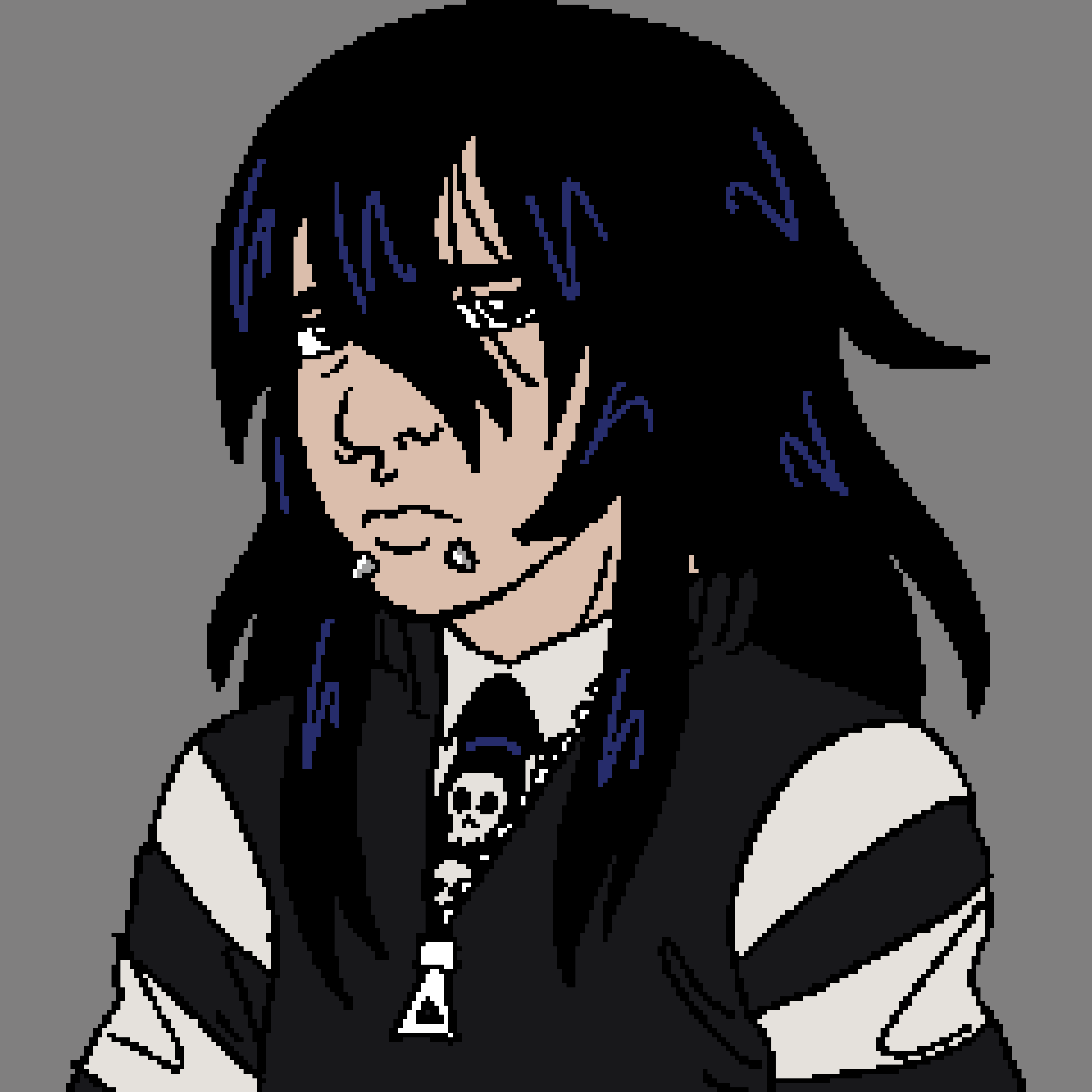 Modern AU Ayumi. I think this is her most formal outfit