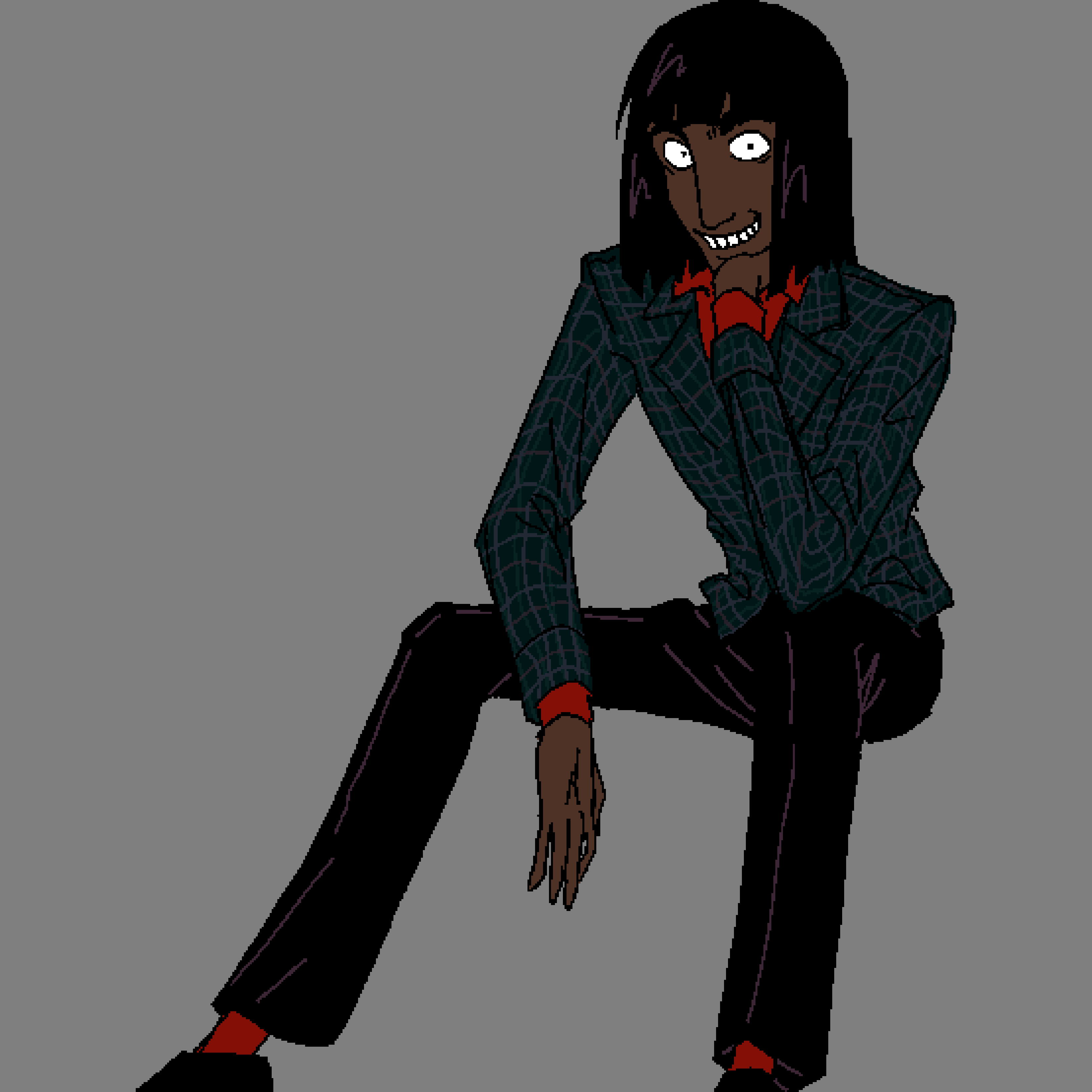 Modern AU Marcian in a suit